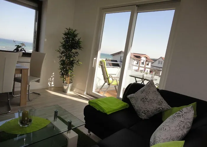 Апартаменты Mit Meerblick, 2 Schlafzimmer, Sued- Balkon, Parkplatz